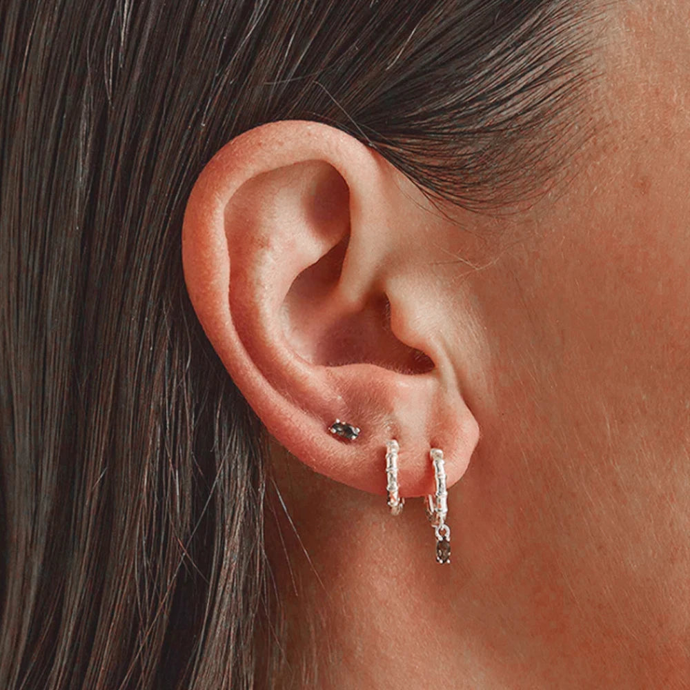 Boucles d'oreilles pendantes CANNER en argent sterling 925 et zircone marron pour femme, bijoux fins en or 18 carats, cadeau de mariage ou de fête