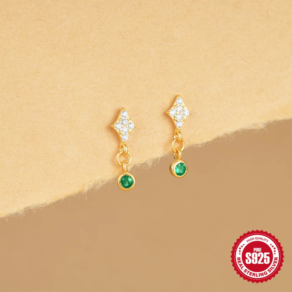 Emerald Dream stud earrings - Antique Collection