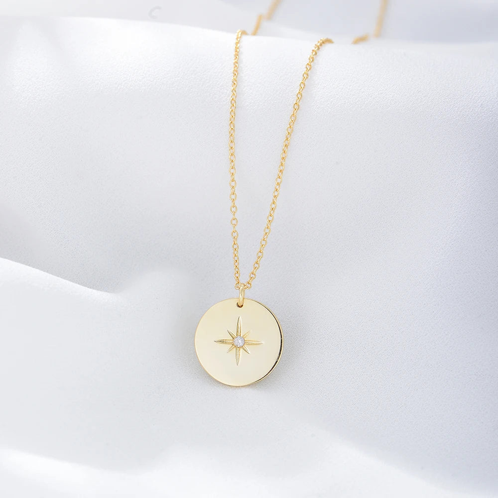 North Star medallion necklace - Star Collection My Store