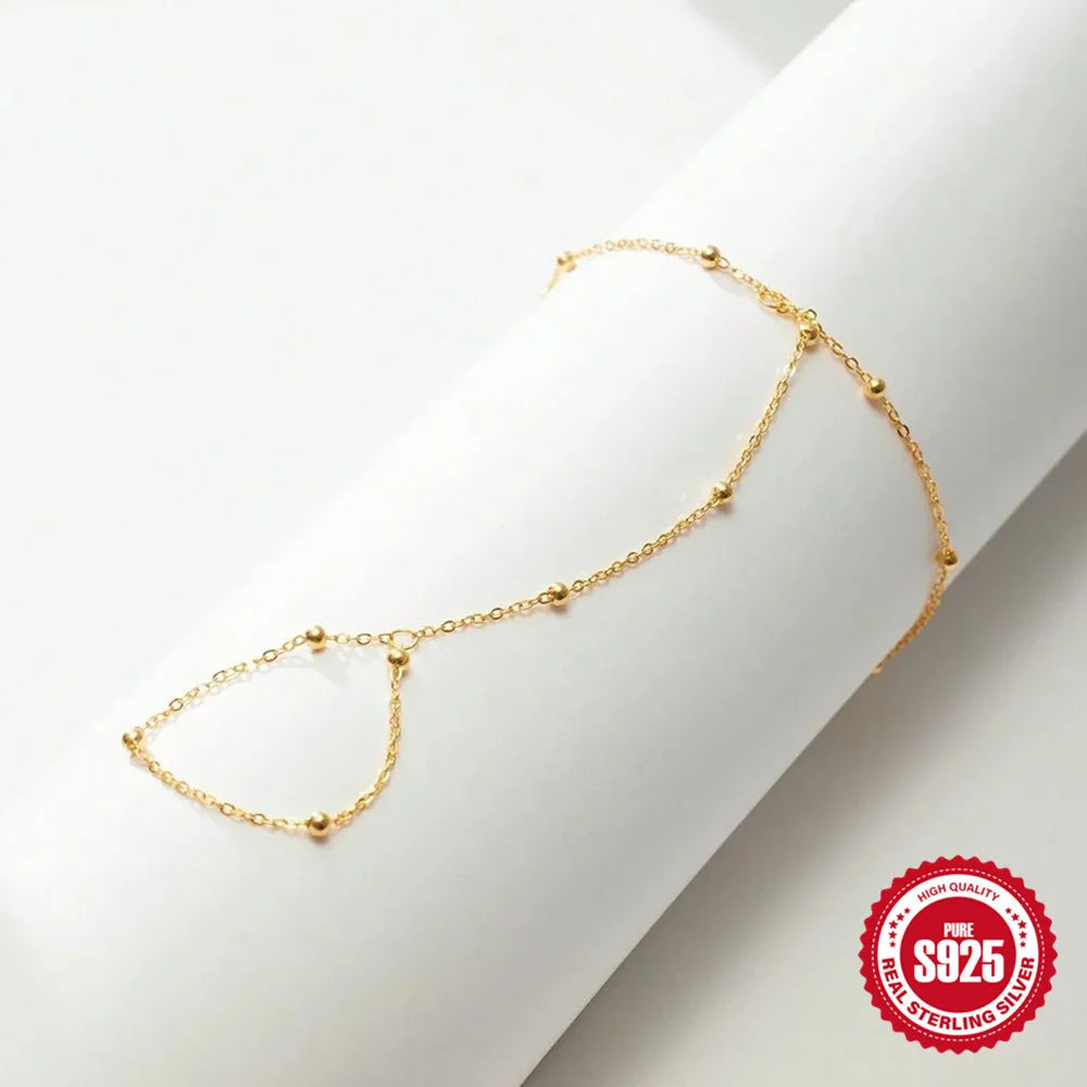 Glitz hand chain bracelet - Retro Collection My Rose Future