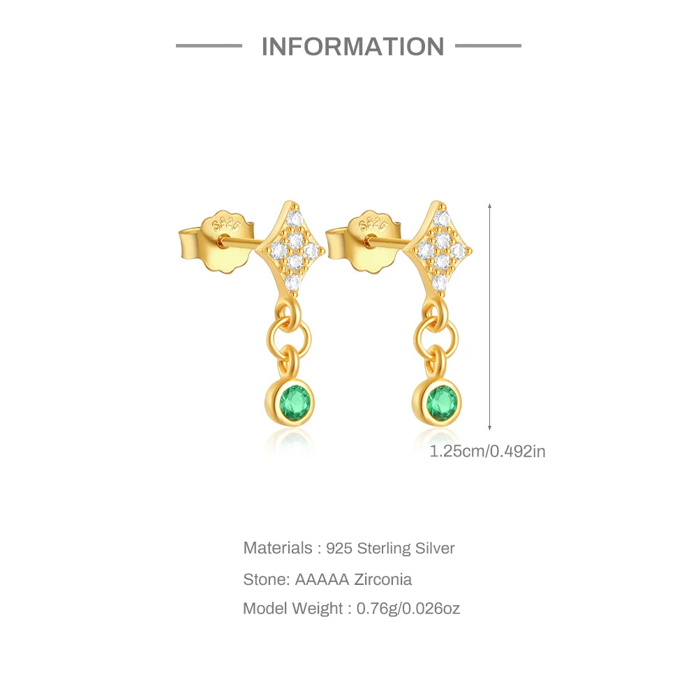 Emerald Dream stud earrings - Antique Collection