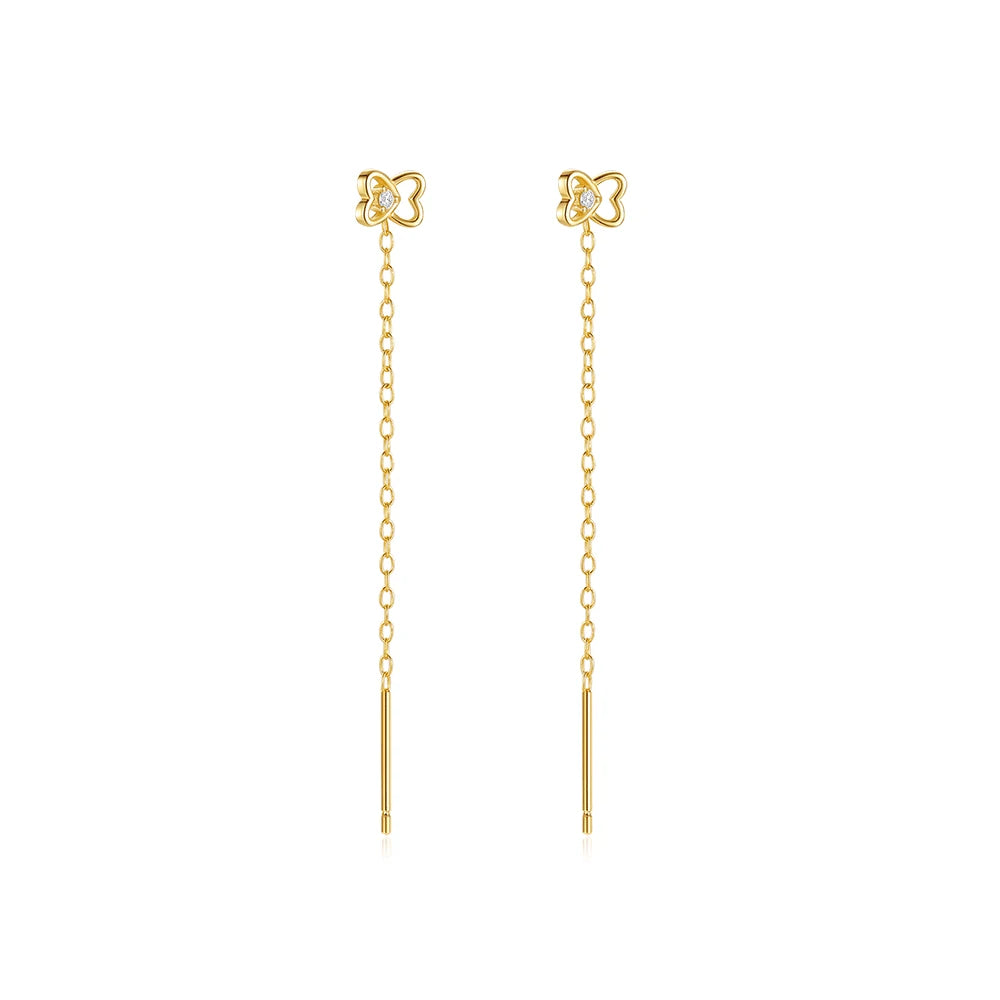 Silk Line threader earrings- Retro Collection