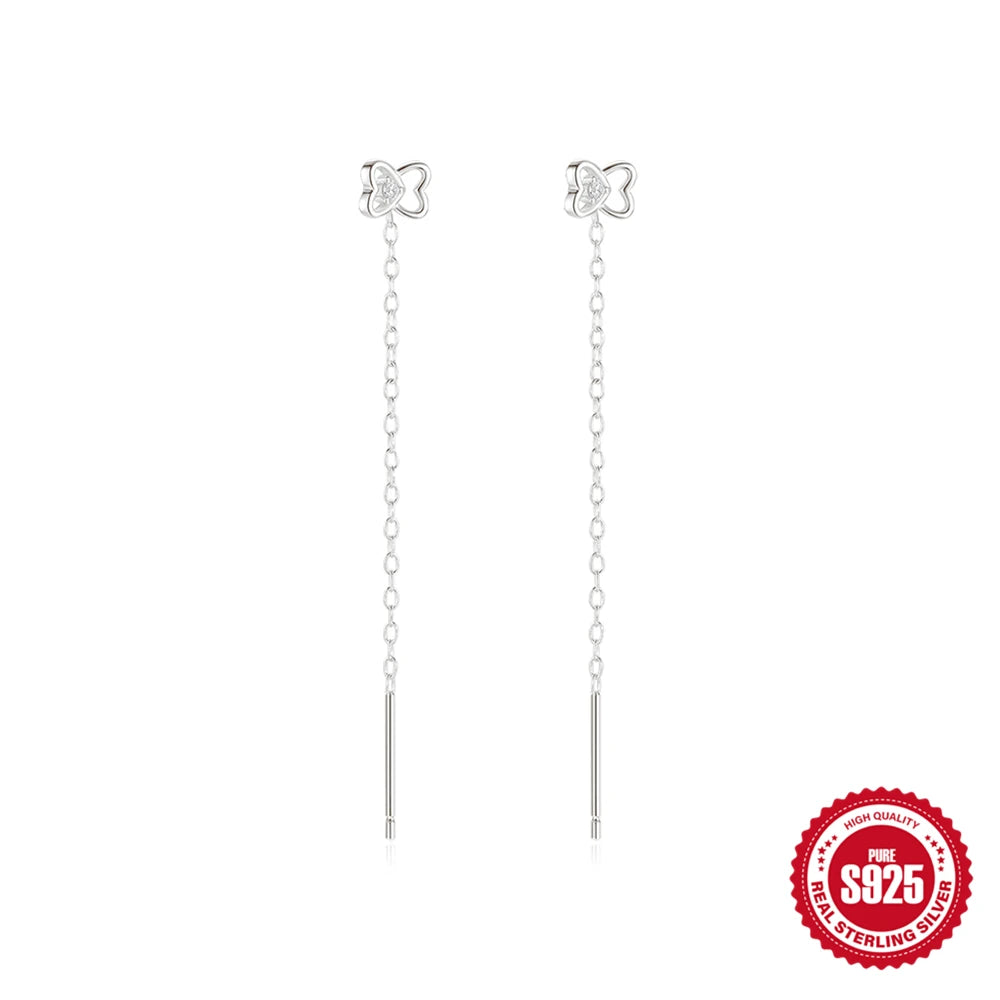Silk Line threader earrings- Retro Collection