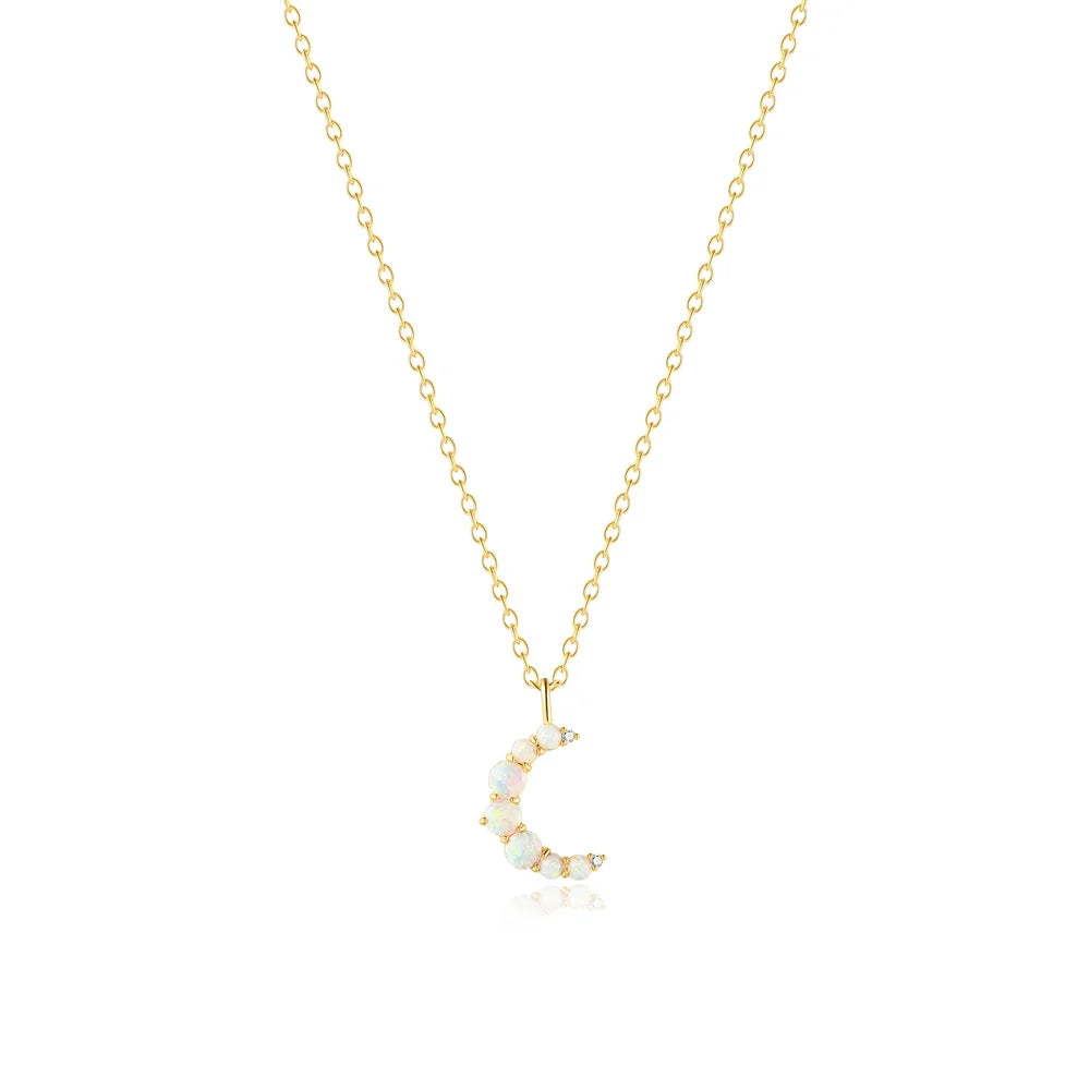 Opal Moon necklace - Cosmic Collection My Rose Future