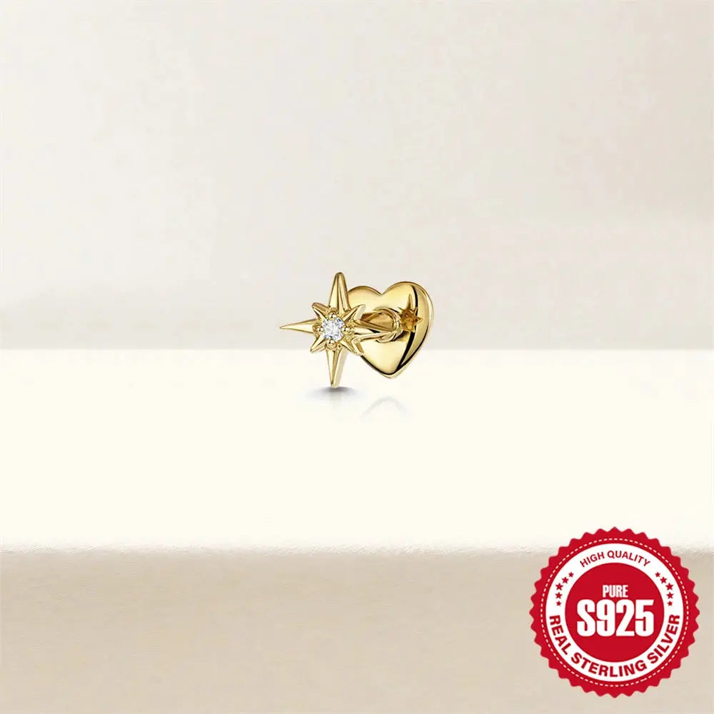 North Star earring stud - Star Collection (double sided) My Rose Future