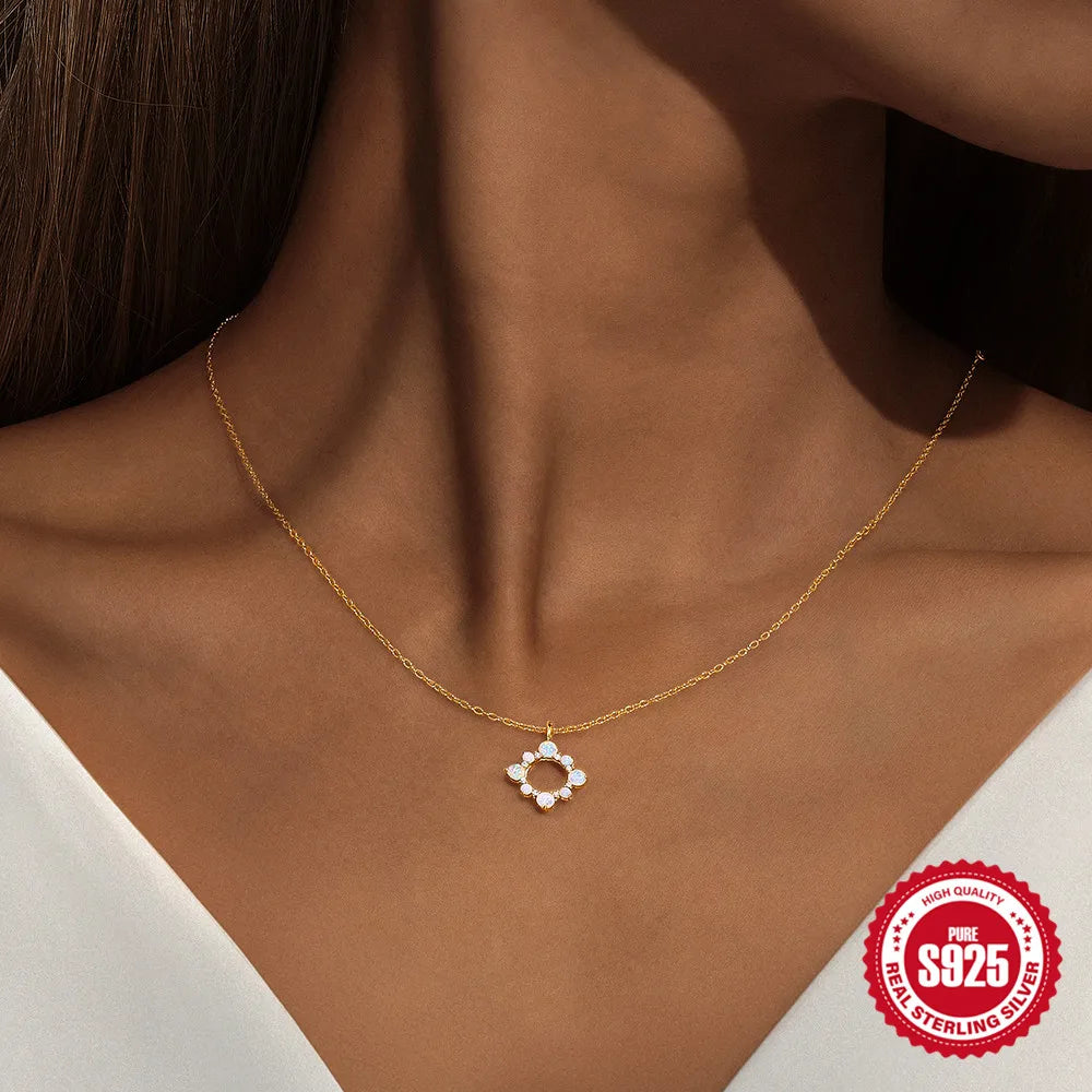 Opal Sun necklace - Cosmic Collection My Rose Future