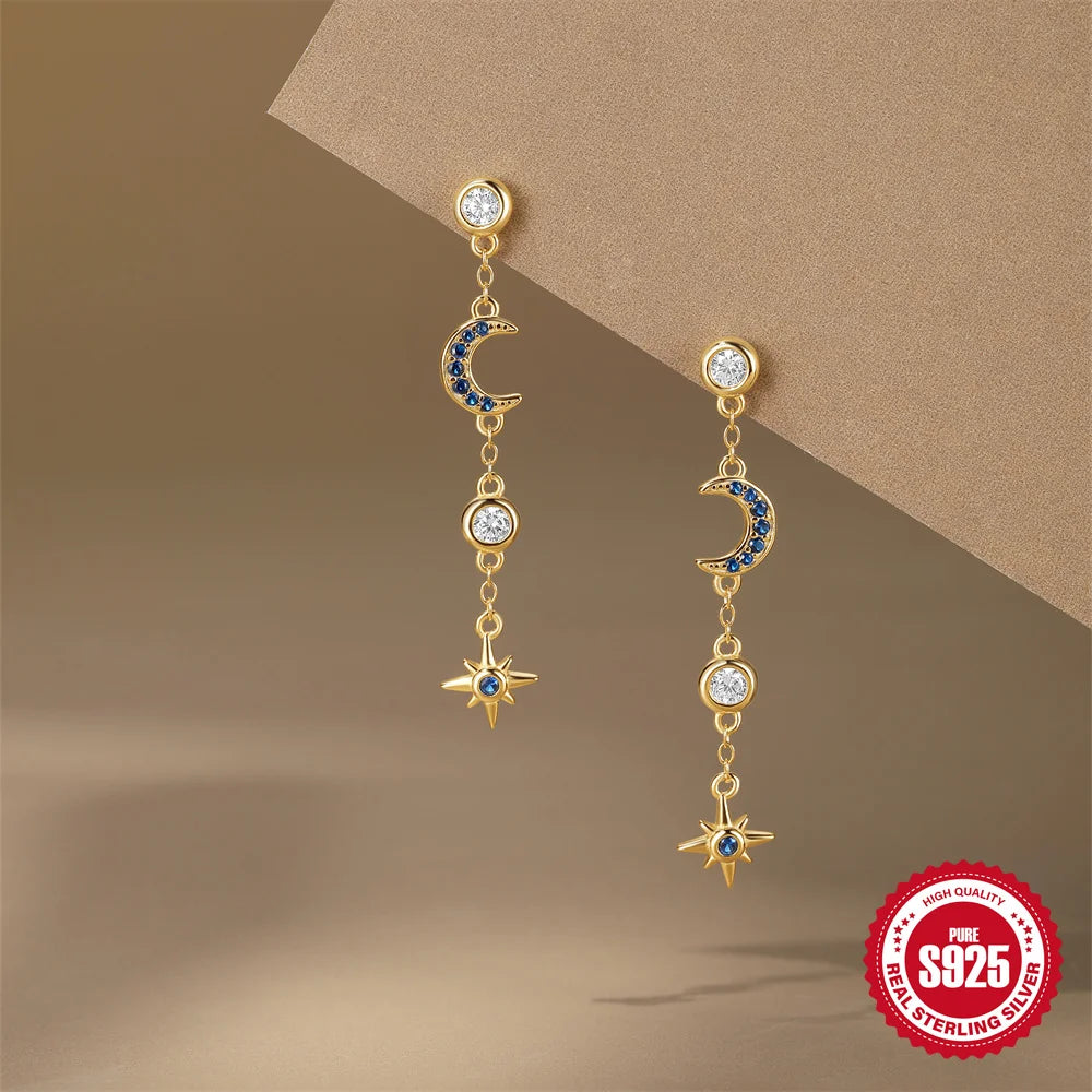 Dreamy Night dangle earrings- Star Collection