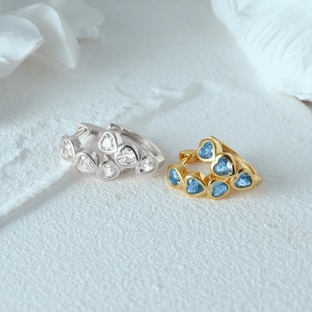 Triple Love earrings - Amour Collection