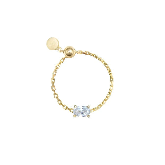Gilded Chains ring - Rétro Collection My Rose Future