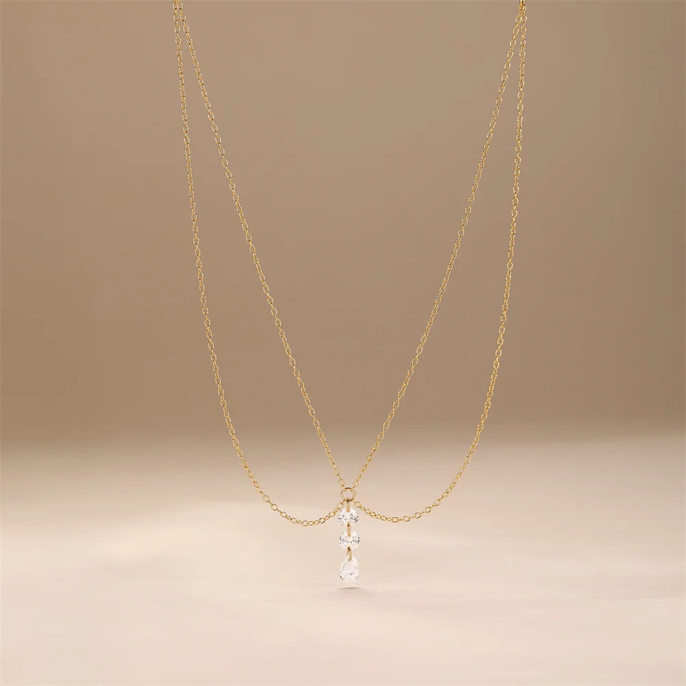 Collier tendance en argent sterling 925 en forme de cœur avec rose pour femme (cadeau Saint-Valentin/Fête des Mères)