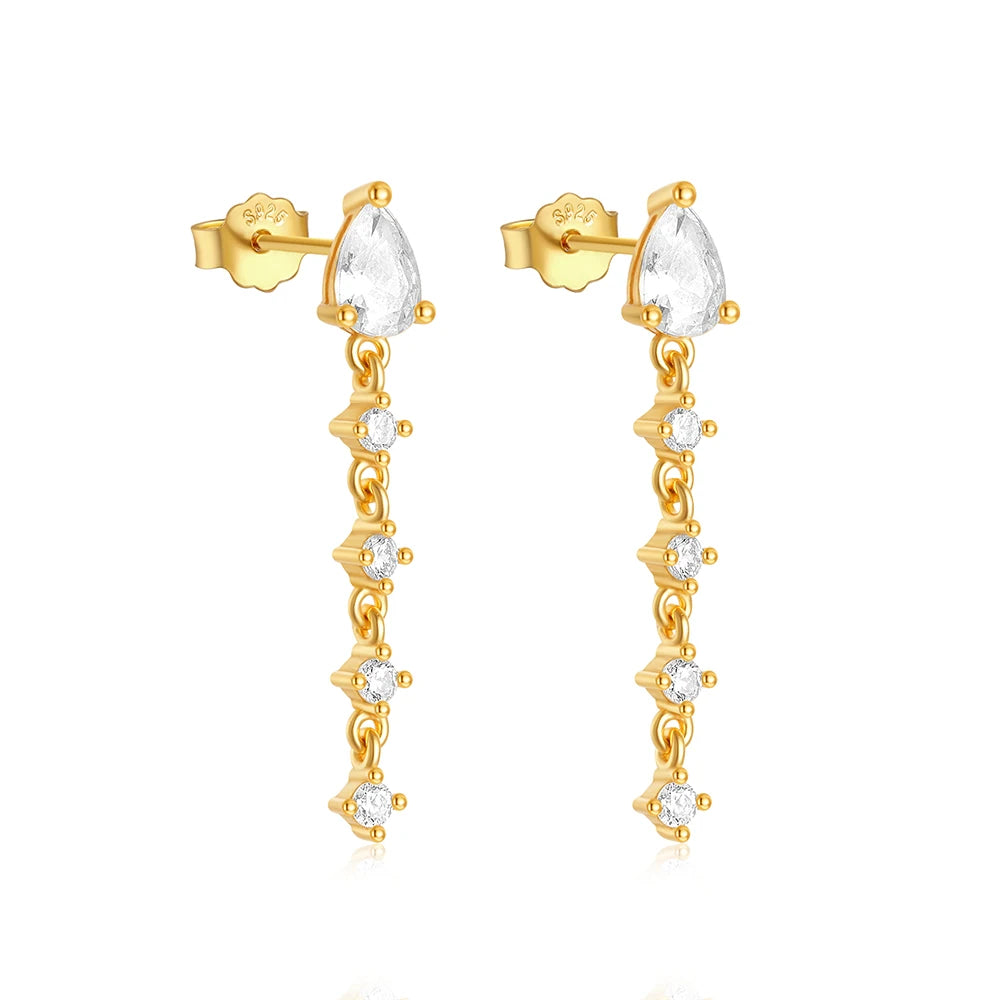 Blue Dreams huggies earrings- Retro Collection