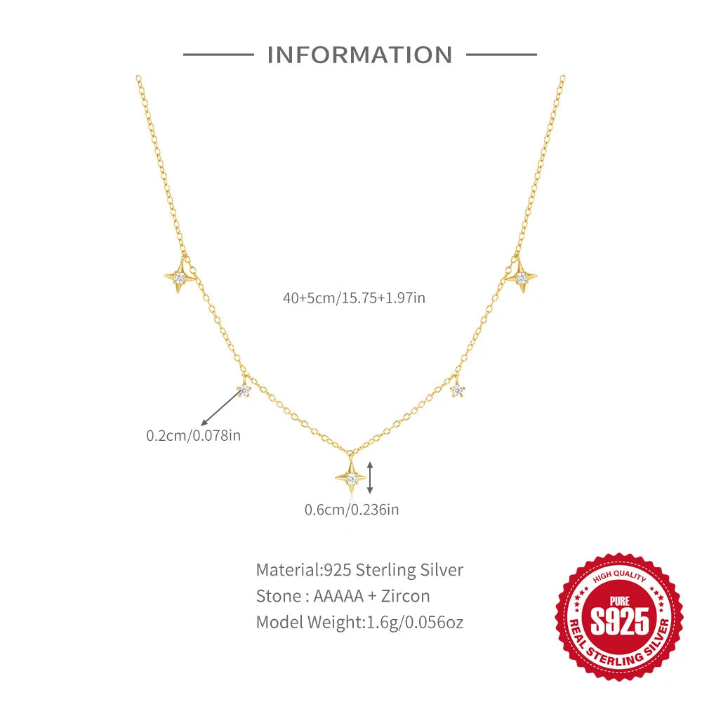 Opal Stars necklace - Star Collection