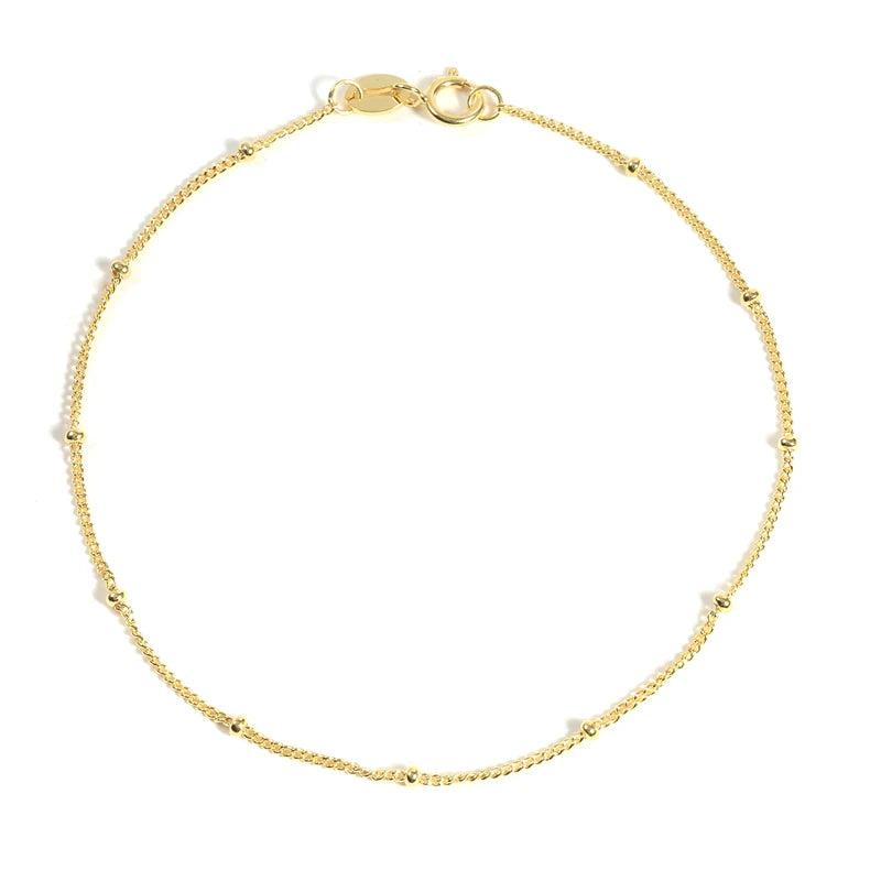 Bracelet CANNER Ins en émeraude pour femme, pendentif minimaliste en argent sterling 925, chaîne en or pour fête de mariage, bijoux fins, cadeau pour maman
