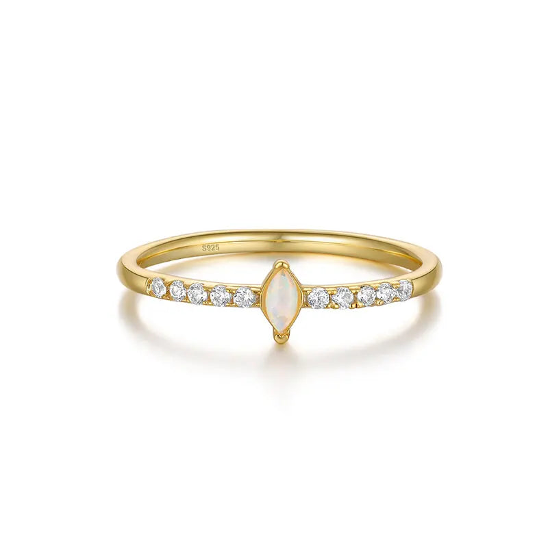Ornate Opal ring - Cosmic Collection