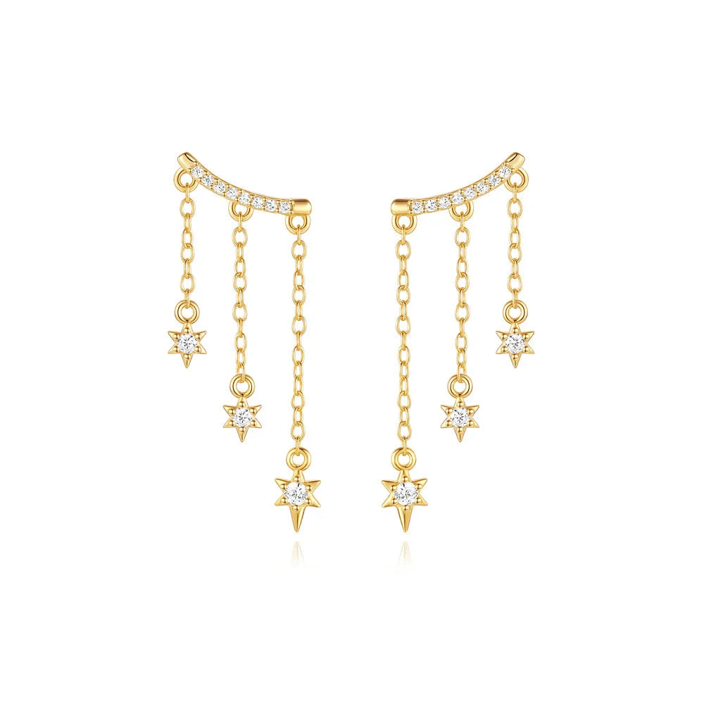 Star Wings stud earrings- Star Collection