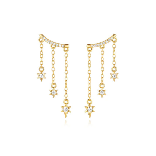 Star Wings stud earrings- Star Collection