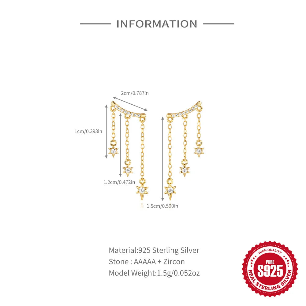 Star Wings stud earrings- Star Collection