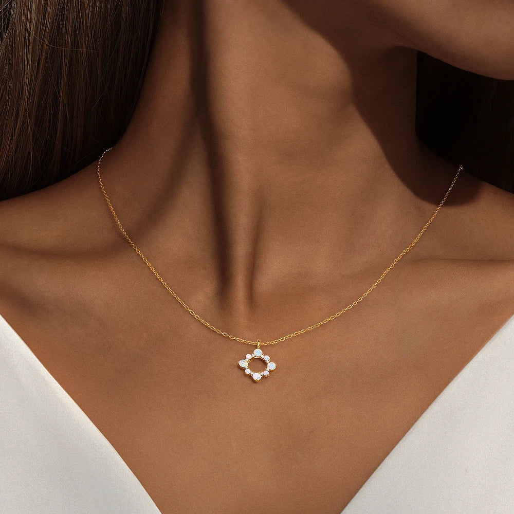 Opal Sun necklace - Cosmic Collection My Rose Future