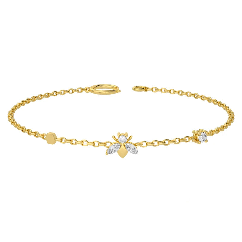 Bracelet CANNER Ins en émeraude pour femme, pendentif minimaliste en argent sterling 925, chaîne en or pour fête de mariage, bijoux fins, cadeau pour maman