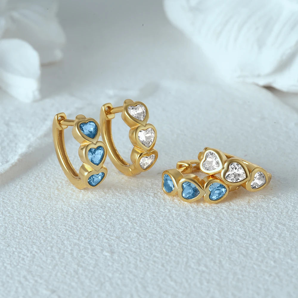 Triple Love earrings - Amour Collection