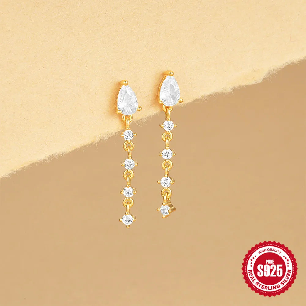 Blue Dreams huggies earrings- Retro Collection