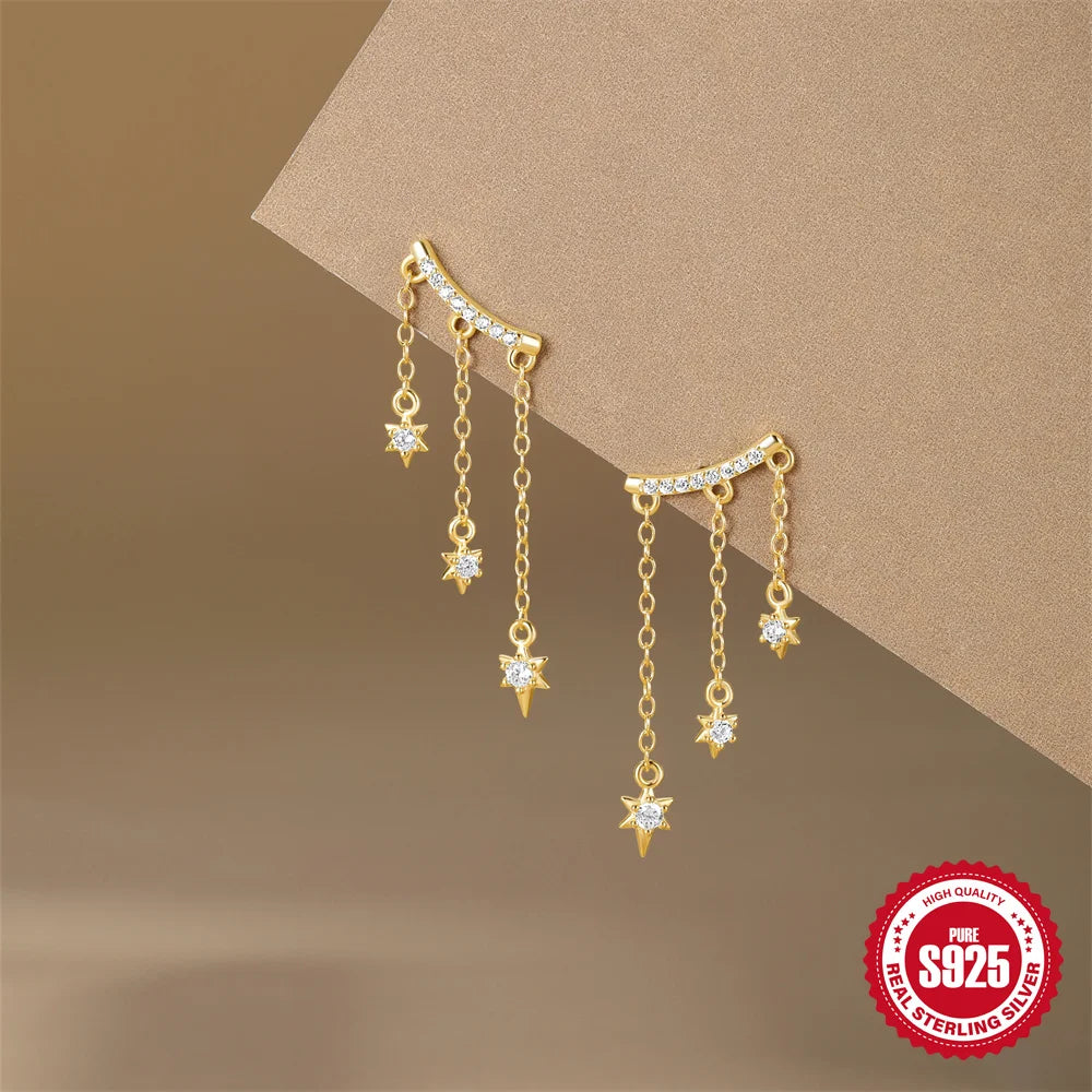 Star Wings stud earrings- Star Collection