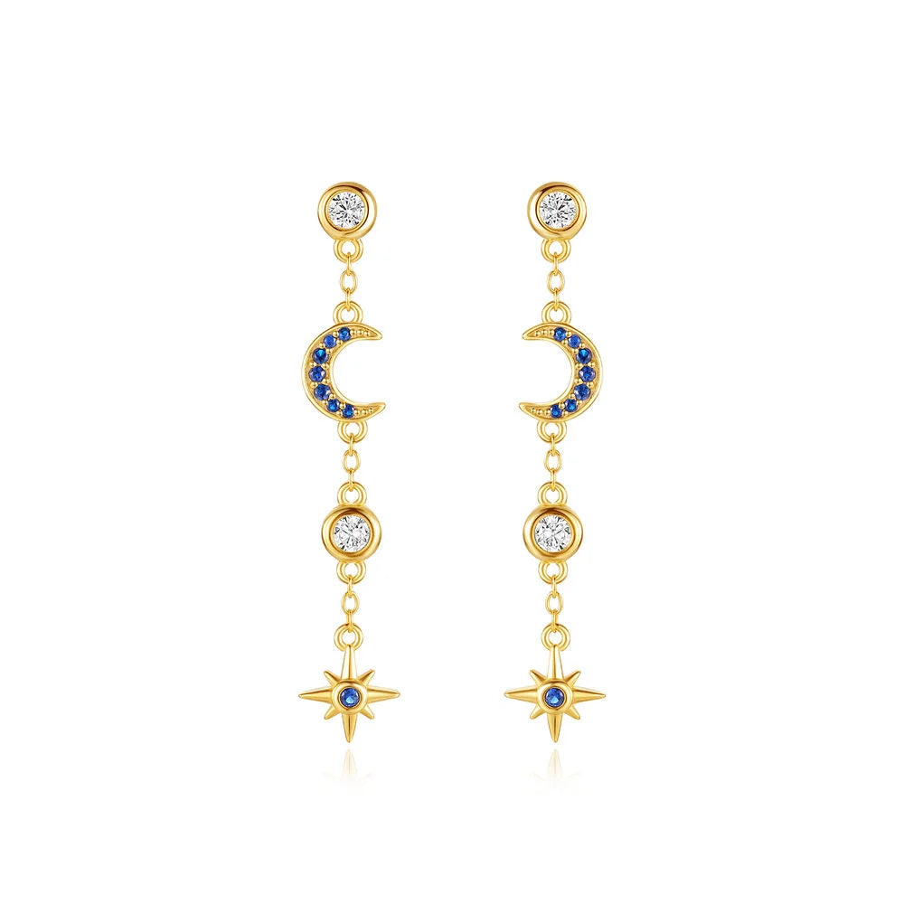 Dreamy Night dangle earrings- Star Collection