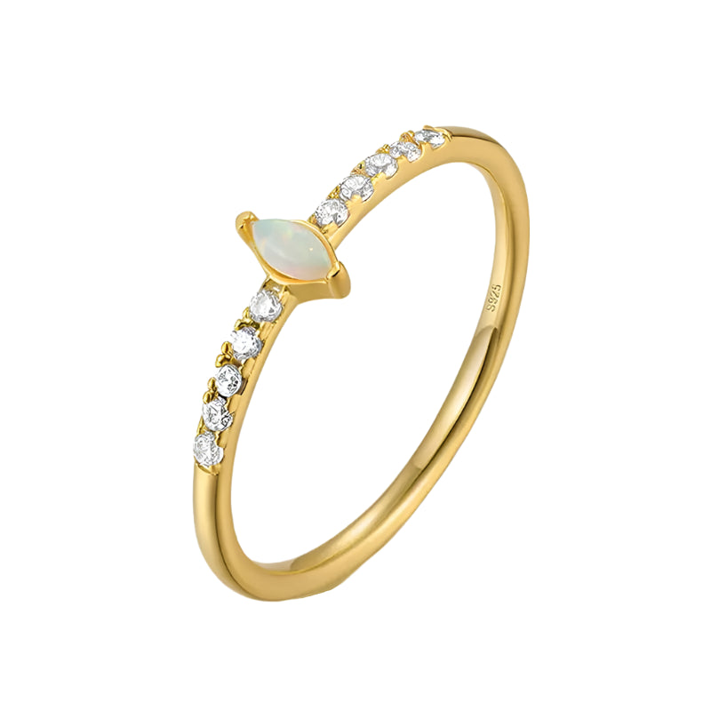 Ornate Opal ring - Cosmic Collection